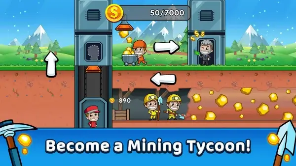 Idle Miner Tycoon - मनी गेम्स MOD