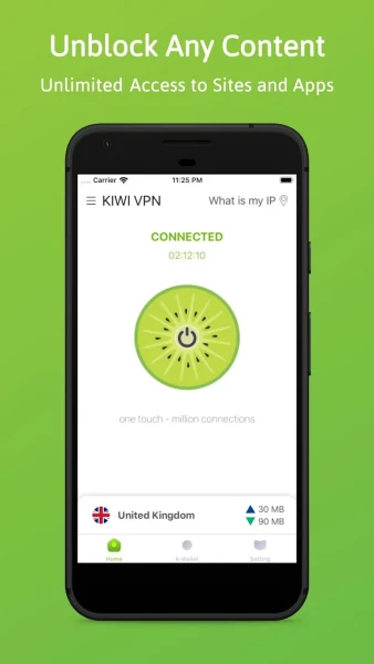 Kiwi VPN: तेज़ इंटरनेट MOD