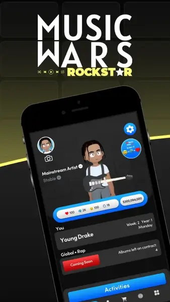 Music Wars: Rockstar & Rap Sim MOD